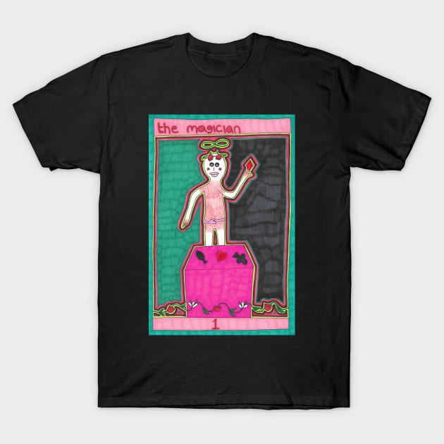 The Magician. Tarot. Outsider Art T-Shirt by JaySnellingArt